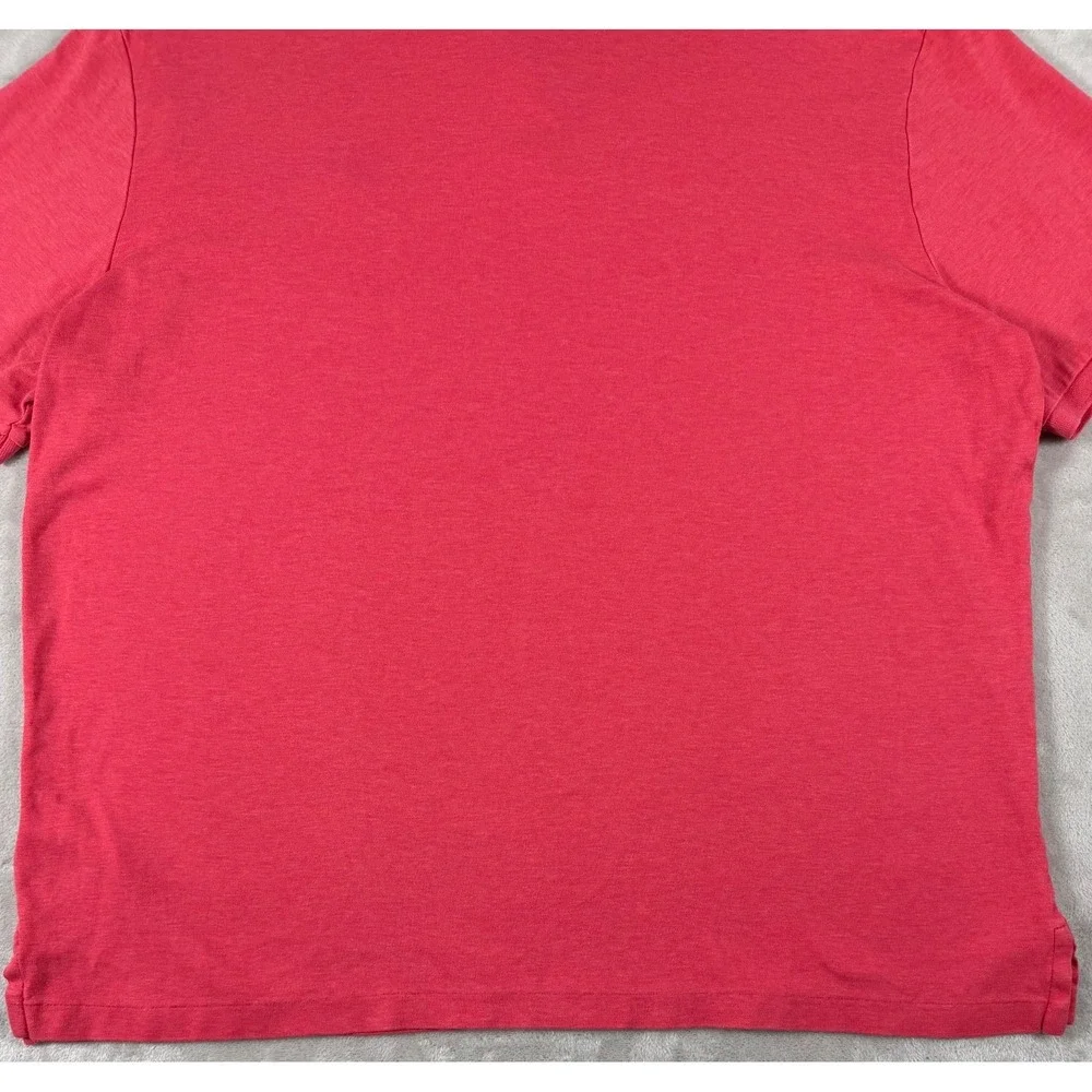 Polo Ralph Lauren Polo Shirt Mens XL Pink Pony Logo Short Sleeve